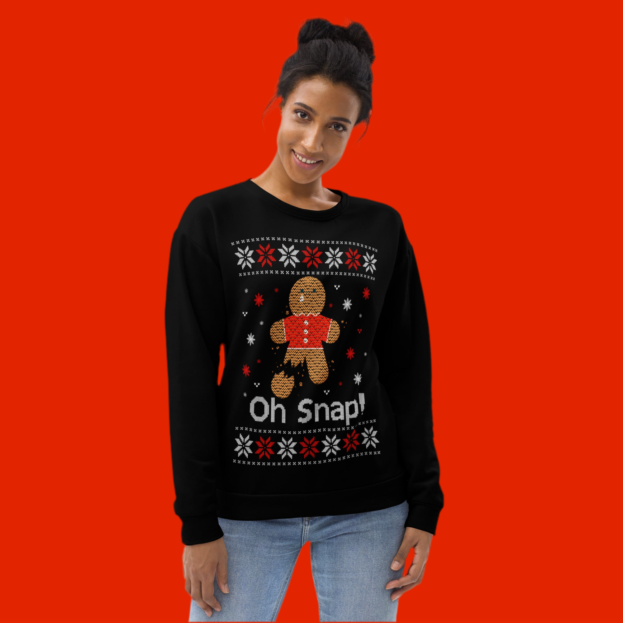 Oh Snap Ugly Christmas Unisex Sweatshirt